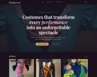 Screenshot of the Wizzington Moos UK website